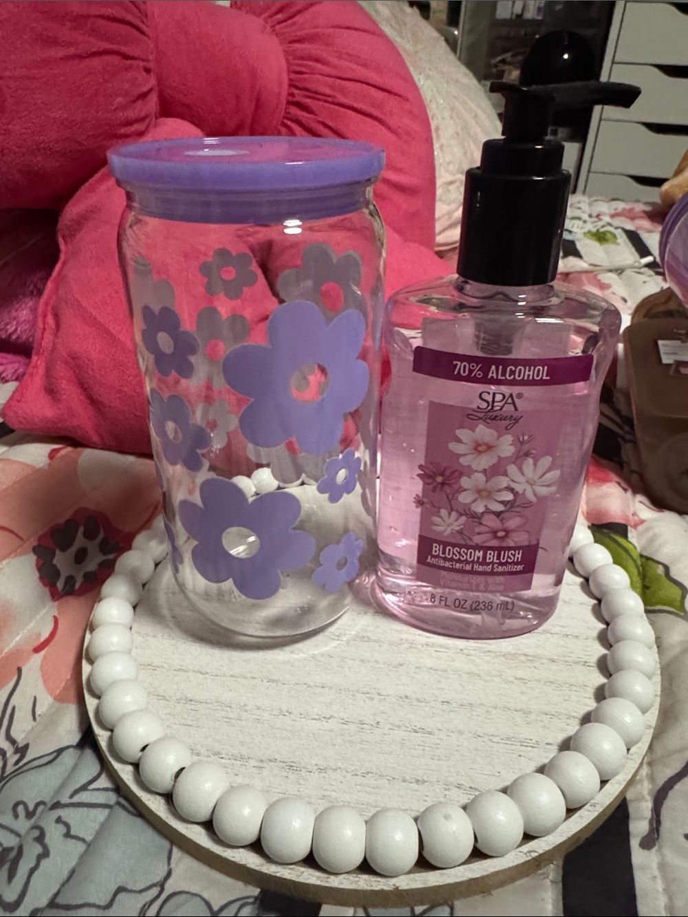 Tumbler & Blossom Blush Antibacterial Hand Sanitizer - Pink